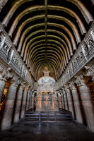 interior shot of Cave No. 26 of Ajanta caves