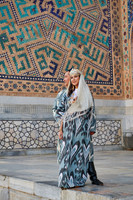 bridal couple in traditional clothes