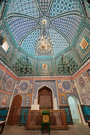 interior shot of Shrine-complex of Qutham b. Abbas, necropolis Shah-i-Zinda