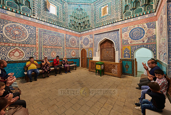 interior shot of Shrine-complex of Qutham b. Abbas, necropolis Shah-i-Zinda
