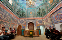 interior shot of Shrine-complex of Qutham b. Abbas, necropolis Shah-i-Zinda