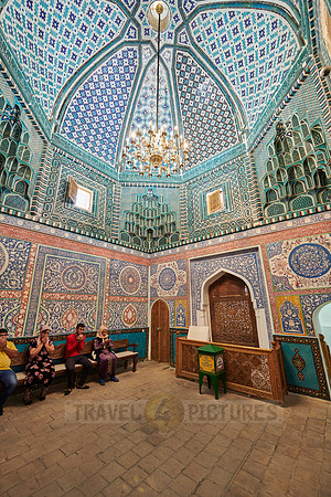 interior shot of Shrine-complex of Qutham b. Abbas, necropolis Shah-i-Zinda