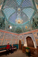 interior shot of Shrine-complex of Qutham b. Abbas, necropolis Shah-i-Zinda