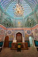 interior shot of Shrine-complex of Qutham b. Abbas, necropolis Shah-i-Zinda