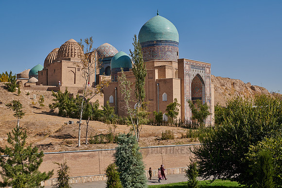 outside view of necropolis Shah-i-Zinda