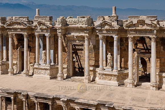 famous theater of Hierapolis, Pamukkale Archeological Site