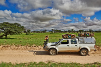4x4 in Kgalagadi Transfrontier Park