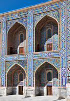 facade detail of Tilya-Kori-Madrasah