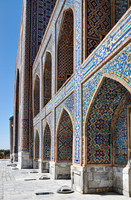 facade detail of Tilya-Kori-Madrasah