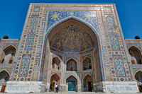 Tilya-Kori-Madrasa or Tilla Kari Madrasah in  Registan