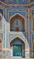 Tilya-Kori-Madrasa or Tilla Kari Madrasah in  Registan