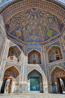 Tilya-Kori-Madrasa or Tilla Kari Madrasah in  Registan