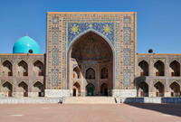 Tilya-Kori-Madrasa or Tilla Kari Madrasah in  Registan