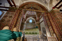 inside shot of Mausoleum and museum of Mevlana Rumi