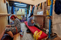 Manufacture of silk carpets in carpet weaving, Itchan-Kala