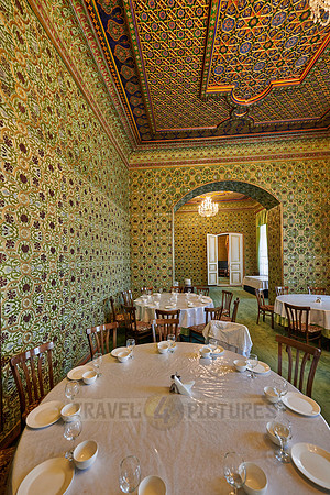 interior shot of summer residence of last Khan Qibla Tozabog, Khiva