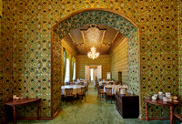interior shot of summer residence of last Khan Qibla Tozabog, Khiva
