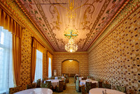 interior shot of summer residence of last Khan Qibla Tozabog, Khiva