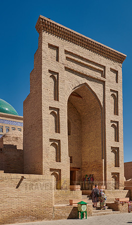 outside Pakhlavan Makhmoud Mausoleum, Itchan-Kala
