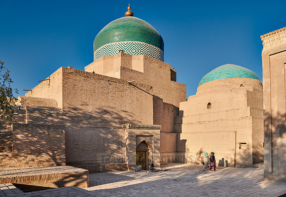 outside Pakhlavan Makhmoud Mausoleum, Itchan-Kala