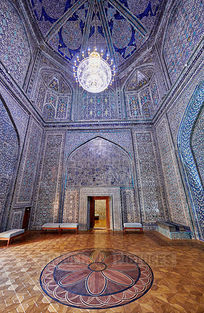 interior shot of Pakhlavan Makhmoud Mausoleum