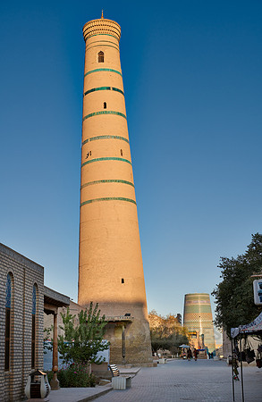 minaret of Djuma Mosque, Itchan-Kala