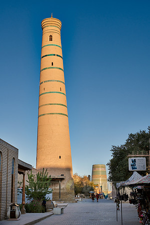 minaret of Djuma Mosque, Itchan-Kala
