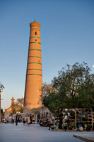 minaret of Djuma Mosque, Itchan-Kala
