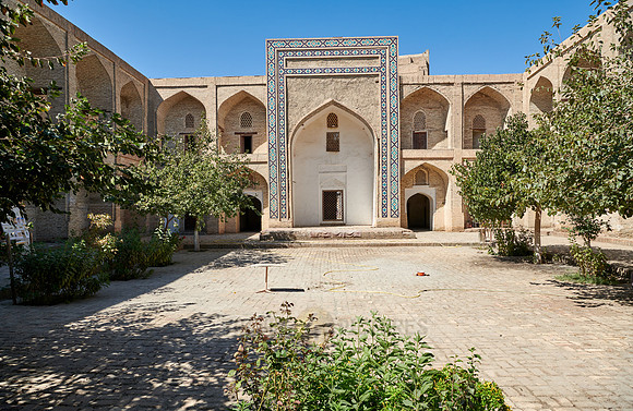 inner courtyard of Madari Khan Madrassah