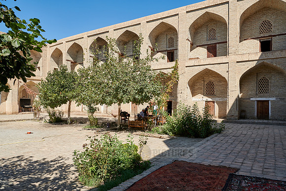 inner courtyard of Madari Khan Madrassah