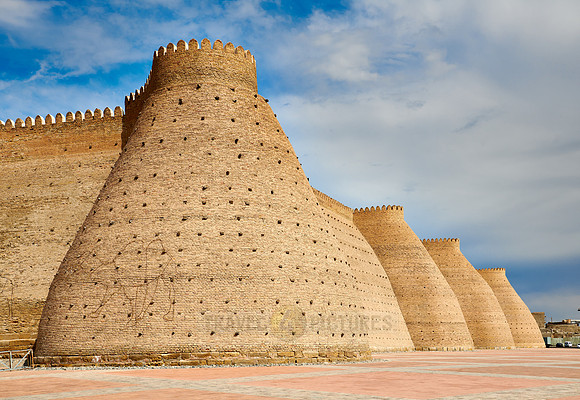 huge rampart of citadel and fortress The Ark