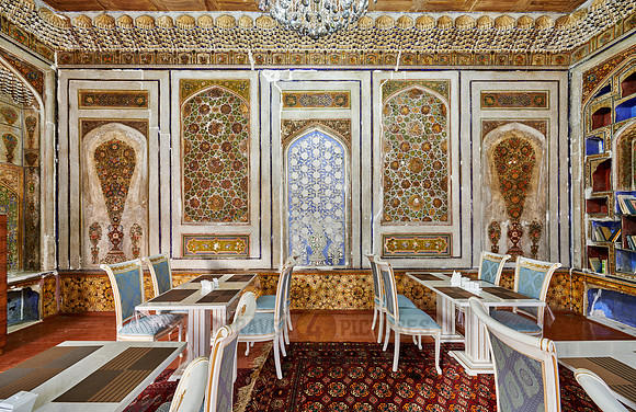 Ornate Decoration Inside an Old Jewish Home