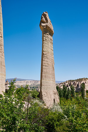 landscape of love valley near Göreme