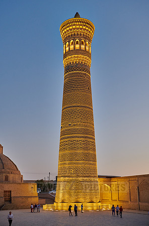 illuminated Kalon or Kaylon Minaret