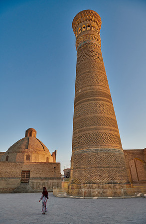 Kalon or Kaylon Minaret and Amir Alim Khan Madrassa