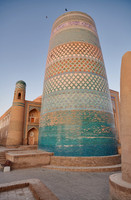early morning at Kalta Minor Minaret, Itchan-Kala