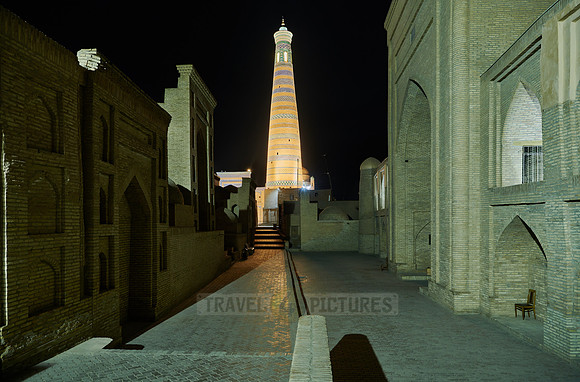 Islam Khodja or Islam Khoja Minaret and Madrassah, Itchan-Kala