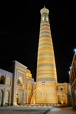 Islam Khodja or Islam Khoja Minaret and Madrassah, Itchan-Kala