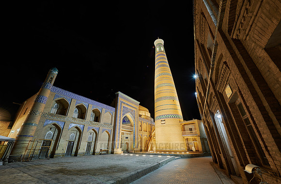 Islam Khodja or Islam Khoja Minaret and Madrassah, Itchan-Kala