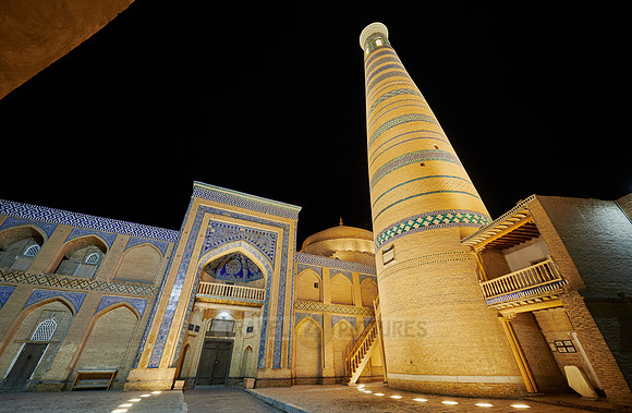 Islam Khodja or Islam Khoja Minaret and Madrassah, Itchan-Kala