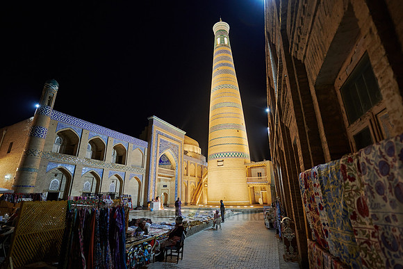 Islam Khodja or Islam Khoja Minaret and Madrassah, Itchan-Kala