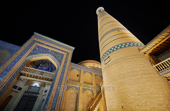 Islam Khodja or Islam Khoja Minaret and Madrassah, Itchan-Kala