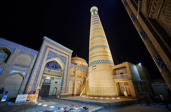 Islam Khodja or Islam Khoja Minaret and Madrassah, Itchan-Kala