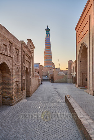 Islam Khodja or Islam Khoja Minaret and Madrassah, Itchan-Kala