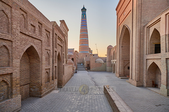 Islam Khodja or Islam Khoja Minaret and Madrassah, Itchan-Kala