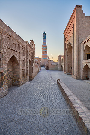 Islam Khodja or Islam Khoja Minaret and Madrassah, Itchan-Kala