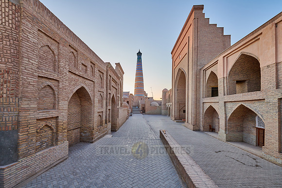 Islam Khodja or Islam Khoja Minaret and Madrassah, Itchan-Kala