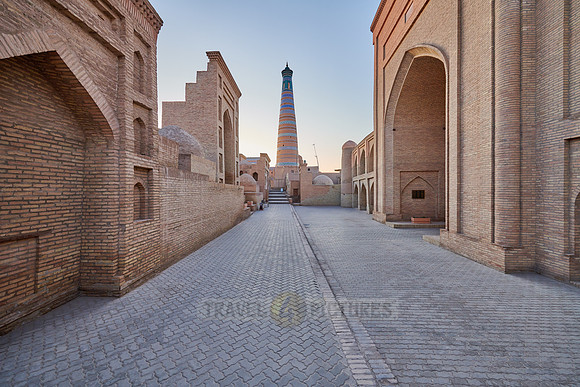 Islam Khodja or Islam Khoja Minaret and Madrassah, Itchan-Kala