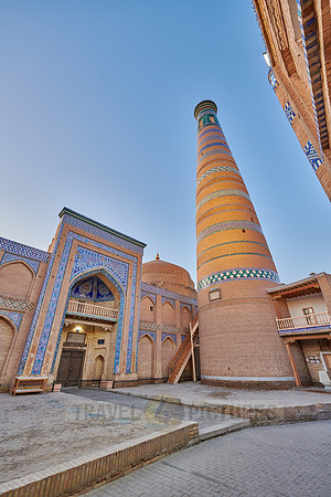 Islam Khodja or Islam Khoja Minaret and Madrassah, Itchan-Kala