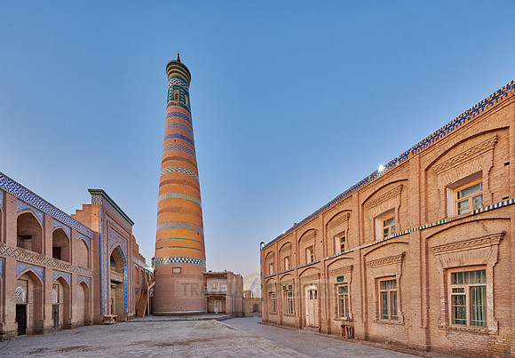 Islam Khodja or Islam Khoja Minaret and Madrassah, Itchan-Kala